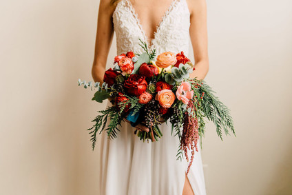 Rose and red winter wedding ideas Inspiration