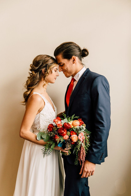 Rose and red winter wedding ideas Inspiration