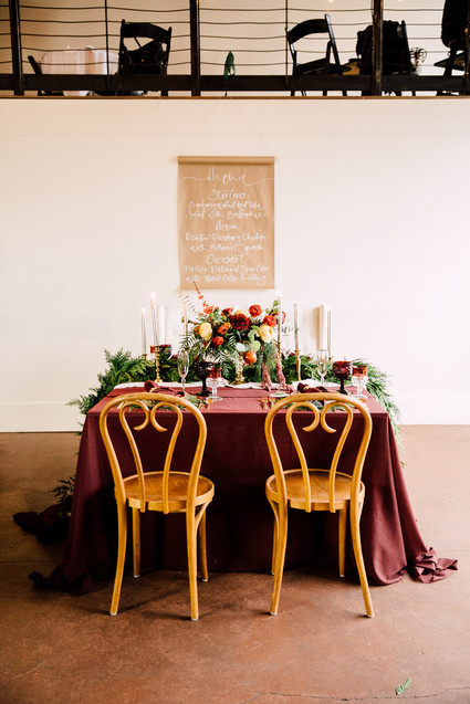 Rose and red winter wedding ideas Inspiration