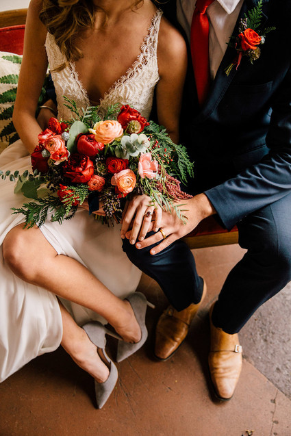 Rose and red winter wedding ideas Inspiration