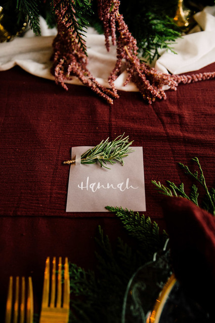 Rose and red winter wedding ideas