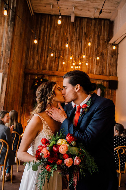 Rose and red winter wedding ideas Inspiration