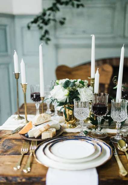 Elegant winter garden wedding ideas in Virginia