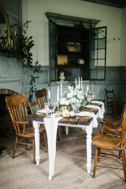 Elegant winter garden wedding ideas in Virginia