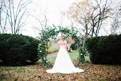 Elegant winter garden wedding ideas in Virginia
