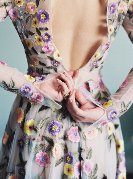 Floral festive holiday fashion inspiration