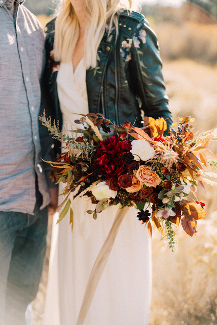Fall, golden hour engagement photos in Nevada