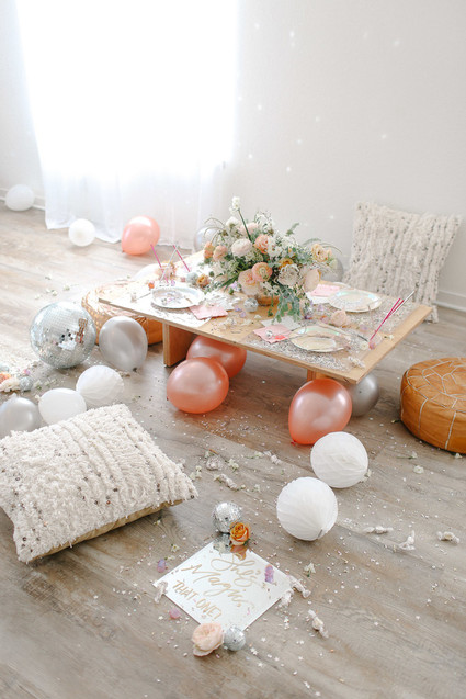 Girly, sparkly NYE party for kids with Beijos Events on 100 Layer Cakelet