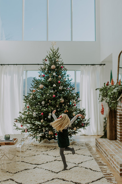 Festive family home and Christmas photos