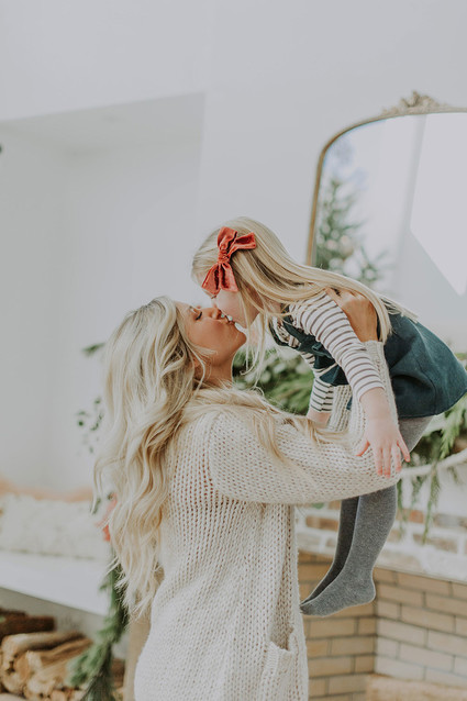 Festive family home and Christmas photos