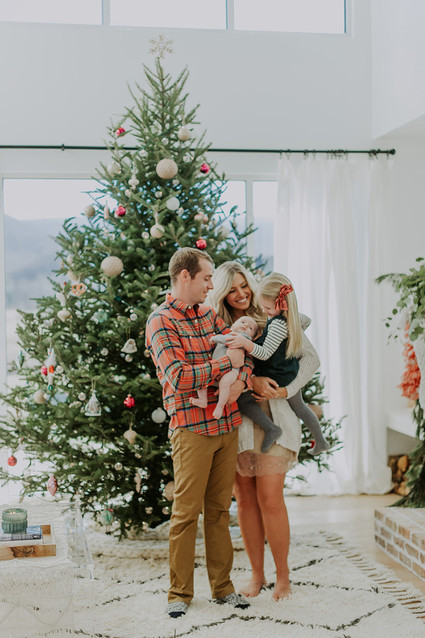 Festive family home and Christmas photos