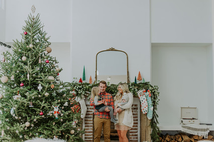 Festive family home and Christmas photos