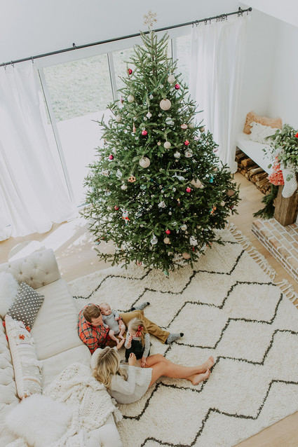 Festive family home and Christmas photos