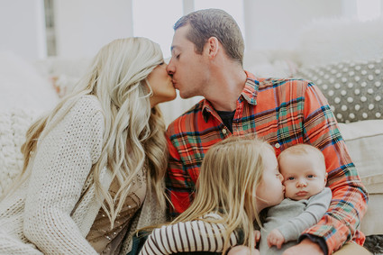 Festive family home and Christmas photos