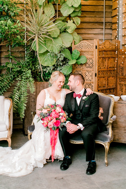 Snowy Christmas wedding at Terrain at Stylers