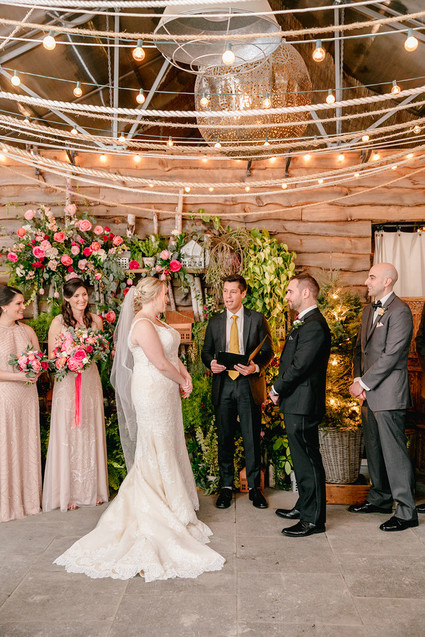 Snowy Christmas wedding at Terrain at Stylers