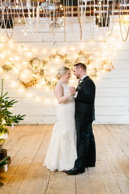 Snowy Christmas wedding at Terrain at Stylers