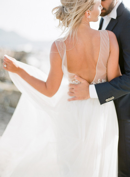 Ancient greek castle elopement at Methoni Castle
