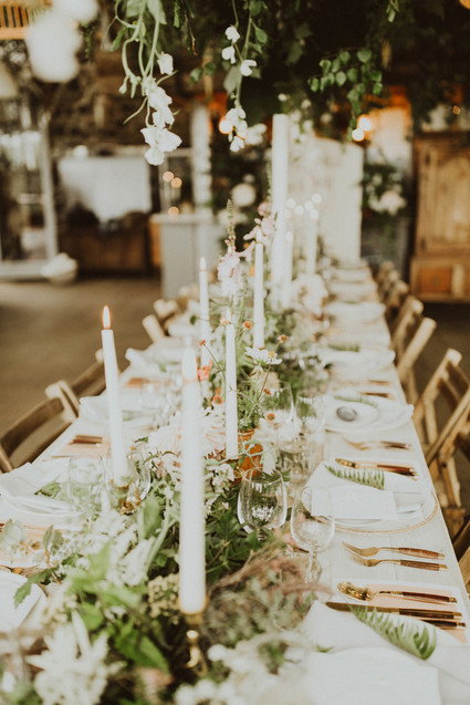 Charming greenhouse wedding reception in on the Isle of Mull in Scotland Inspiration