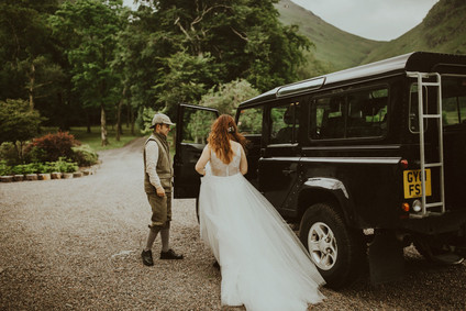 Charming indie Scottish Isle wedding