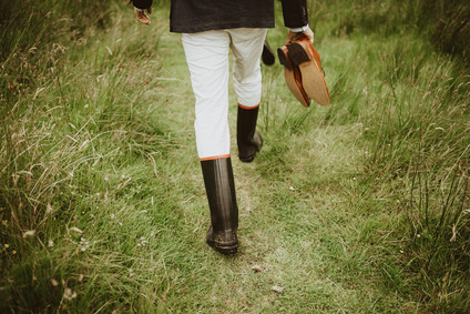 Charming indie Scottish Isle wedding