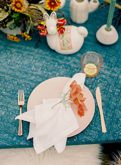 Boho llama baby shower