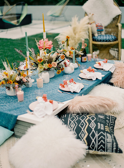 Boho llama baby shower