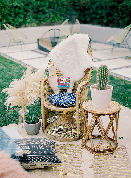 Boho llama baby shower