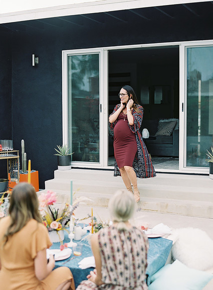 Boho llama baby shower