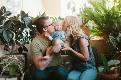 golden hour family photos in Playa Del Rey by Nicki Sebastian Inspiration