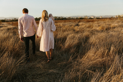 golden hour family photos in Playa Del Rey by Nicki Sebastian