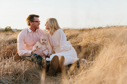 golden hour family photos in Playa Del Rey by Nicki Sebastian