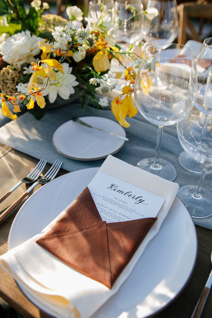 Elegant black and white wedding at Sunstone Winery Inspiration