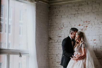 Moody foodie wedding in Edmonton