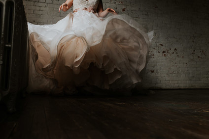 Moody foodie wedding in Edmonton