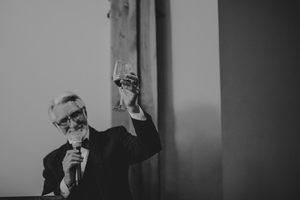 Moody foodie wedding in Edmonton