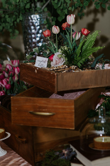 Moody foodie wedding in Edmonton