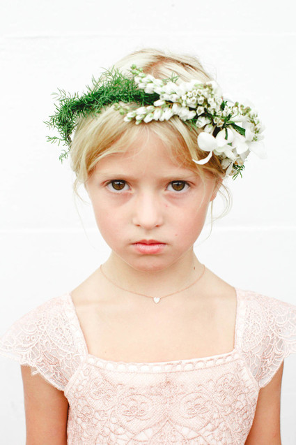 flower girl flower crown Inspiration