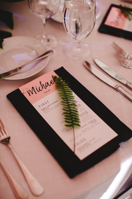 Modern jewel tone wedding at Vibiana in DTLA