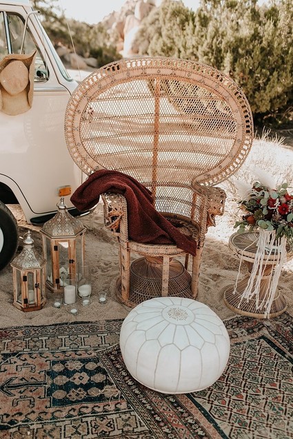 Bohemian road trip elopement ideas in Joshua Tree Inspiration