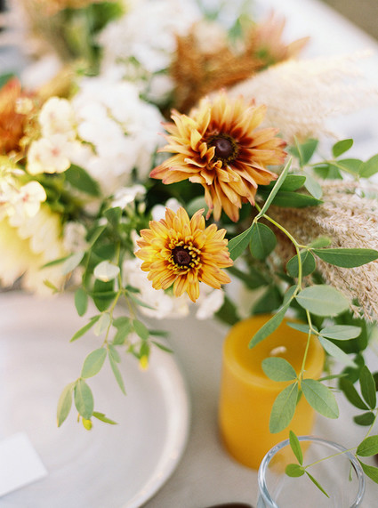 Golden hour late summer farmhouse wedding inspiration