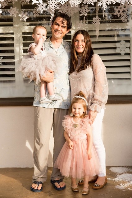 Feminine winter wonderland 1st birthday party