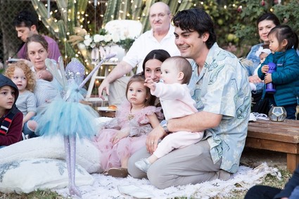 Feminine winter wonderland 1st birthday party