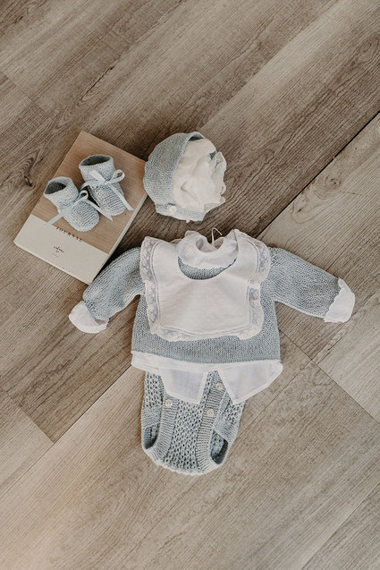 Winter backyard baby shower