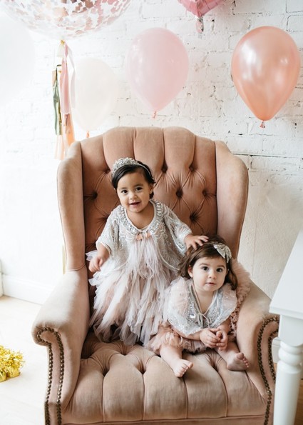 French flower market inspired 1st birthday party