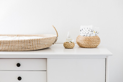 Modern boho boy's nursery