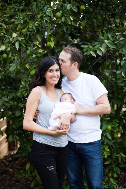 Casual Echo Park newborn photos by Amanda Gallant