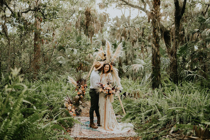 Southern bohemian elopement inspiration