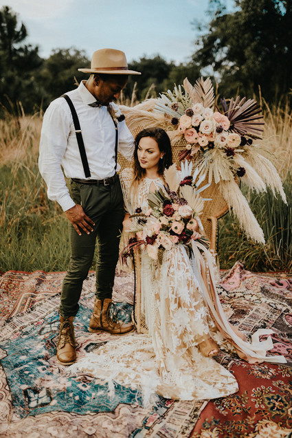 Southern bohemian elopement inspiration