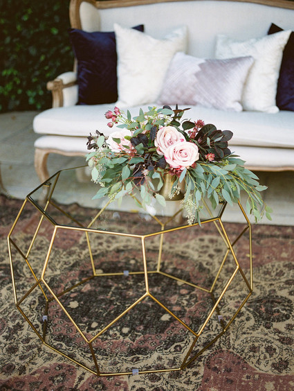 Jewel Tone garden wedding editorial at Eden Gardens